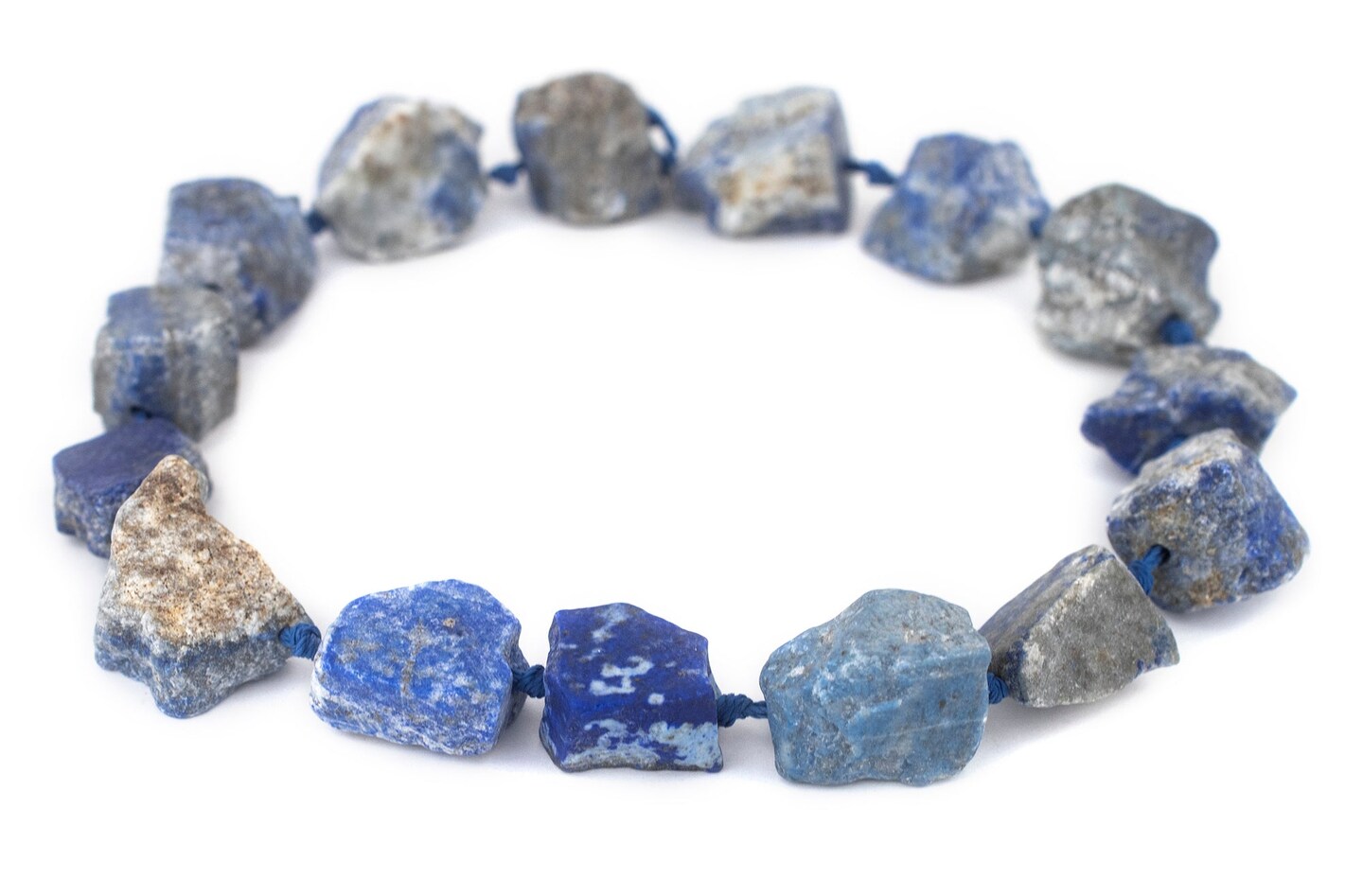 TheBeadChest Rough Lapis Lazuli Nugget Beads
