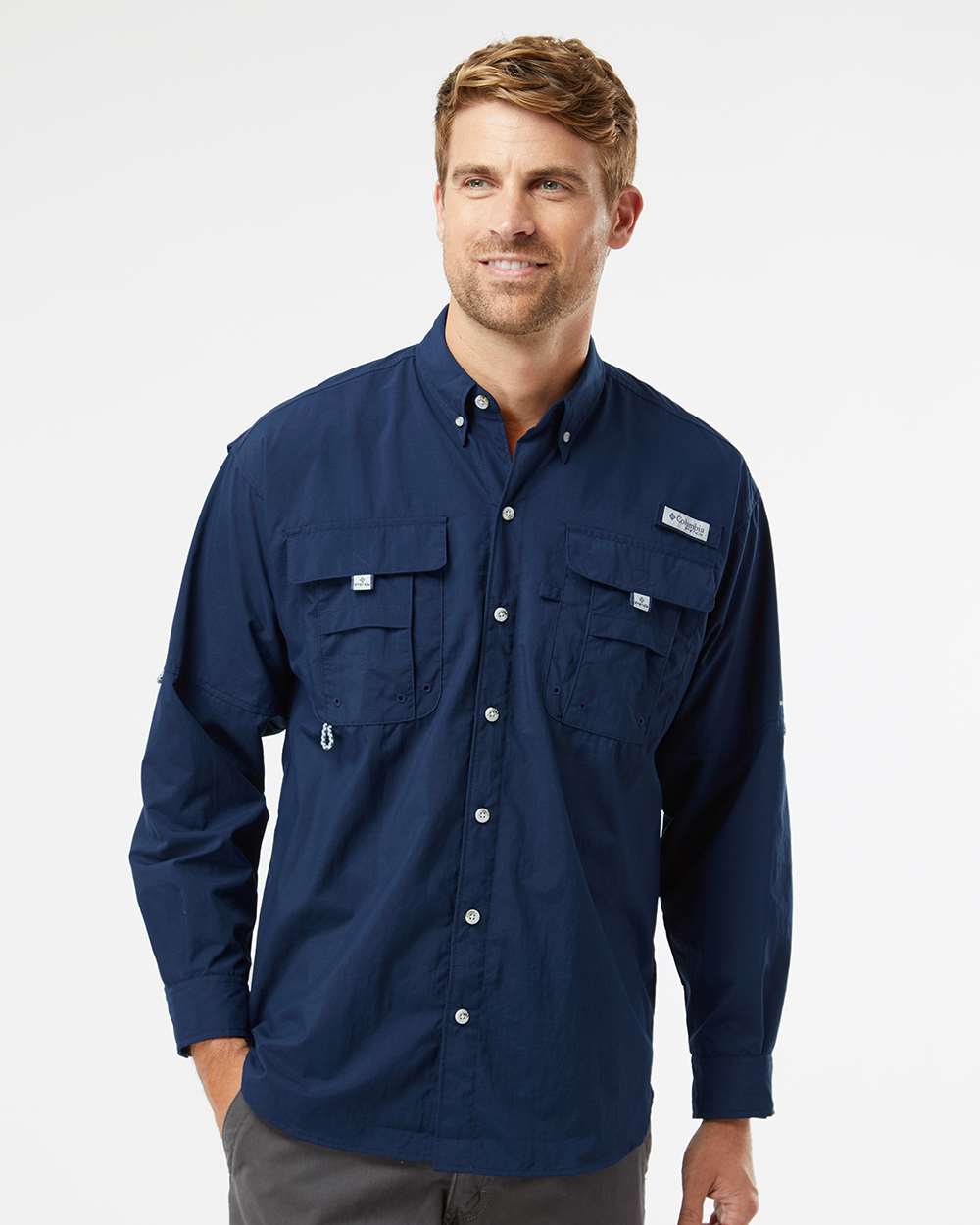 Columbia - PFG Bahama™ II Long Sleeve Shirt, 3 oz./yd², 100% Tactel® nylon  taffeta, Discover the Ultimate Comfort and Sophistication in Our Men's  Best Premium Long Sleeve Shirt