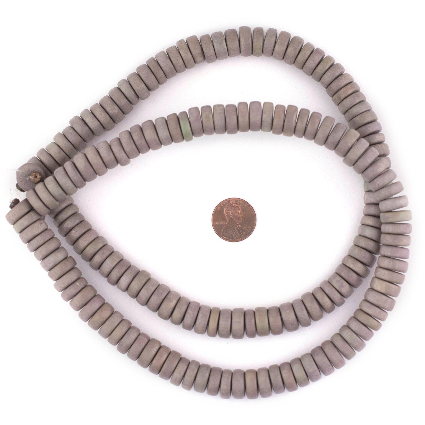 TheBeadChest Brown Disk Natural Wood Beads (5x12mm): Organic Eco-Friendly Wooden Bead Strand for DIY Jewelry, Crafts, Necklace and Bracelet Making