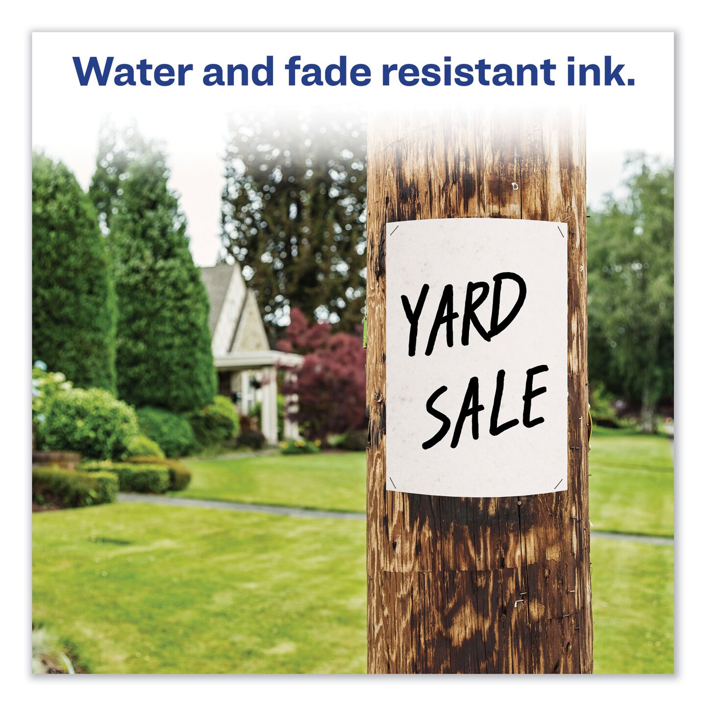 Avery MARKS A LOT Large Desk-Style Permanent Marker, Broad Chisel Tip, Assorted Colors, 12/Set