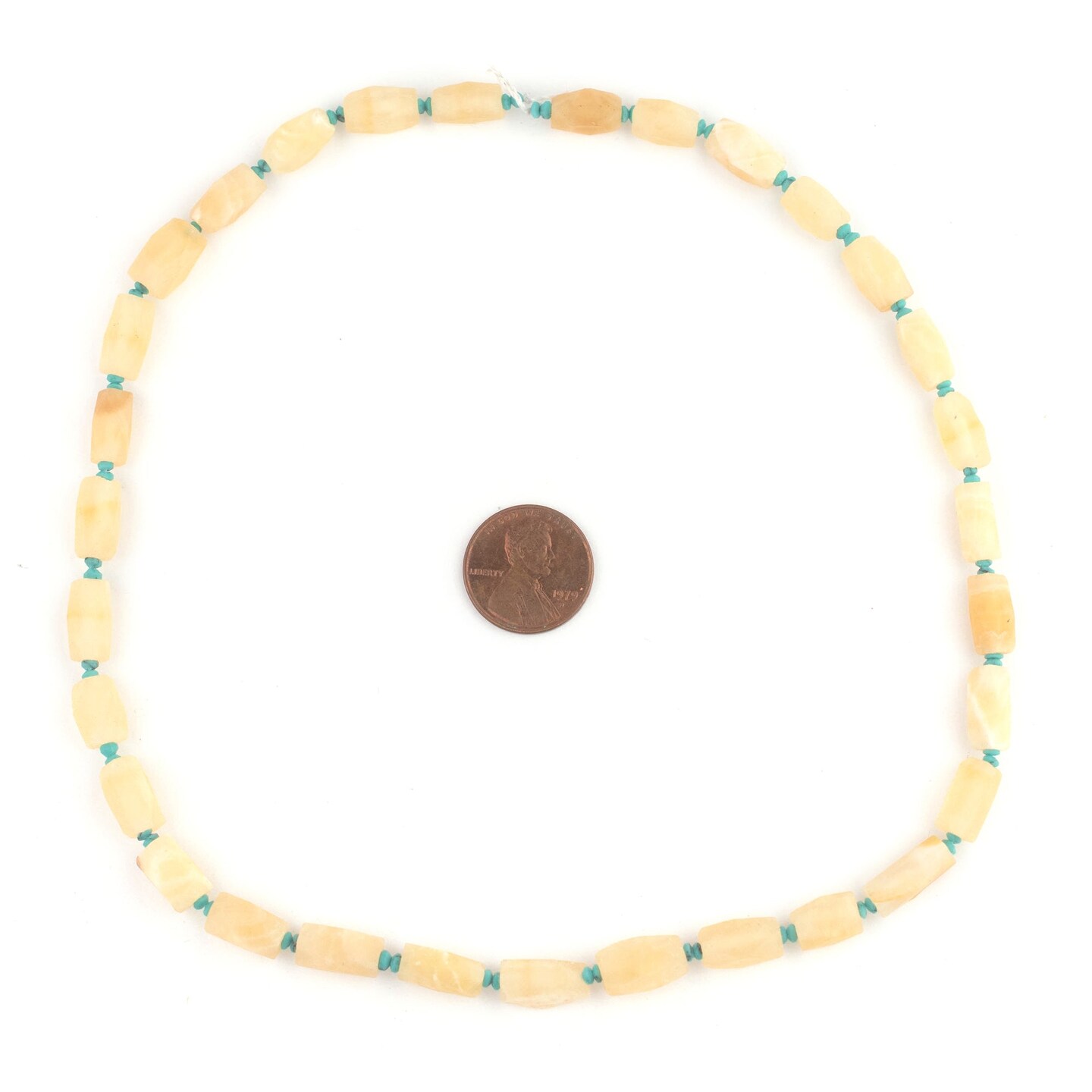 TheBeadChest Faceted Beige Afghani Calcite Beads 6mm Afghanistan Brown Gemstone 17 Inch Strand