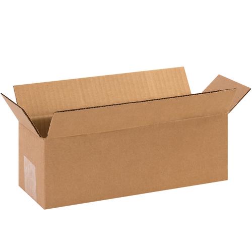 MyBoxSupply 12 x 4 x 4&#x22; Long Corrugated Boxes, 25 Per Bundle