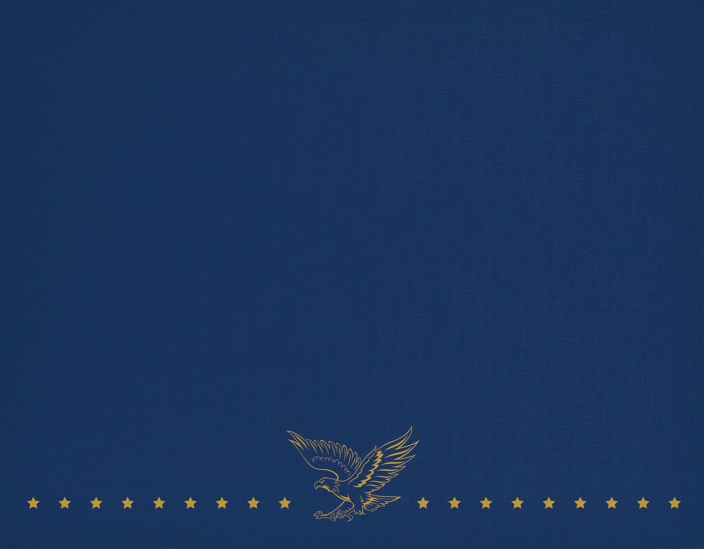Great Papers! Certificate Cover with Gold Foil, Patriotic, Navy, 12&#x22; x 9.375&#x22;(folded) with Die-Cuts for 8.5&#x22; x 11&#x22; Document, 5 Count