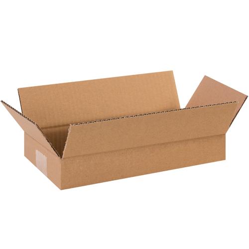 MyBoxSupply 14 x 6 x 2&#x22; Flat Corrugated Boxes, 25 Per Bundle