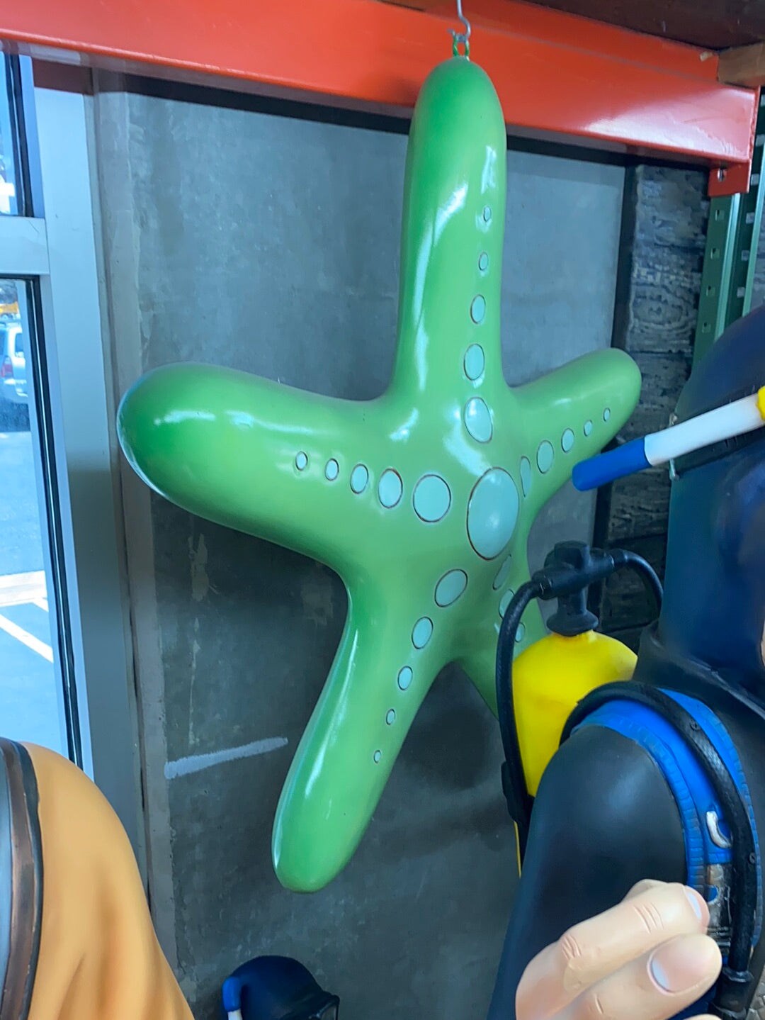 Comic Starfish Bubbles Statue