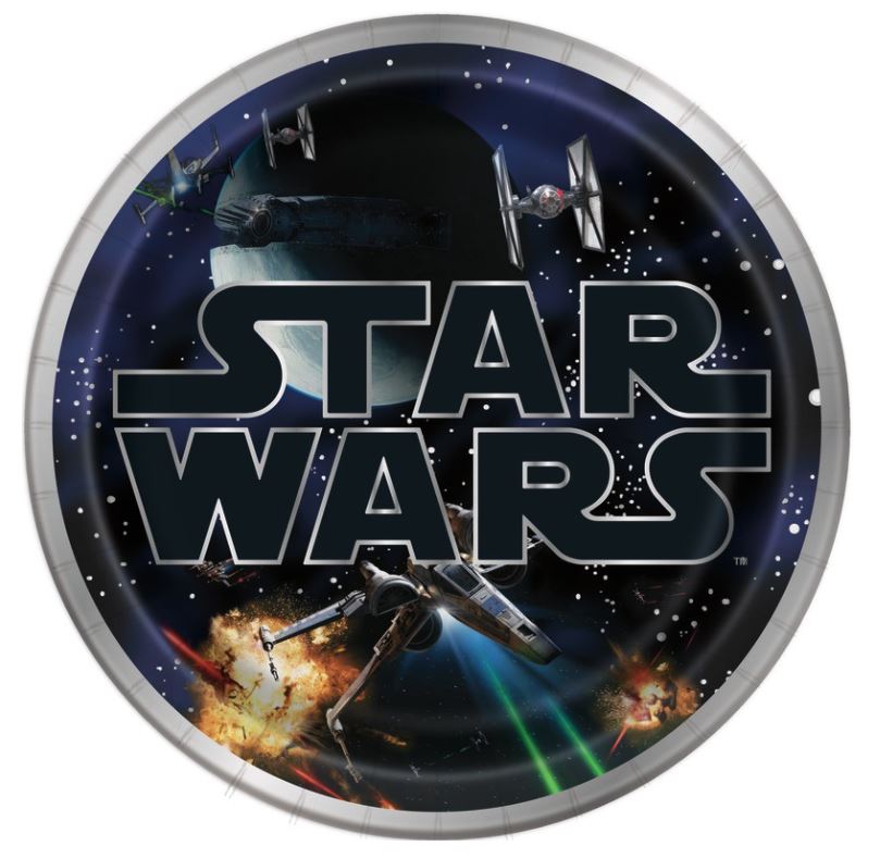 Star Wars 9&#x22; Plates