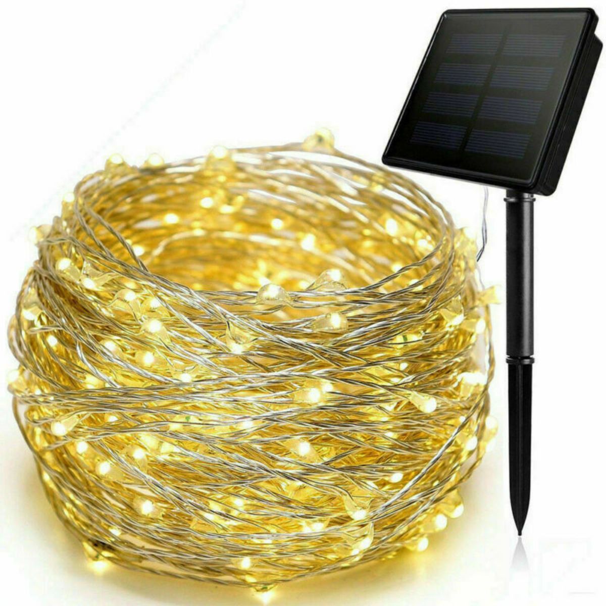 15ft 5m 50LED Waterproof Solar String Lights