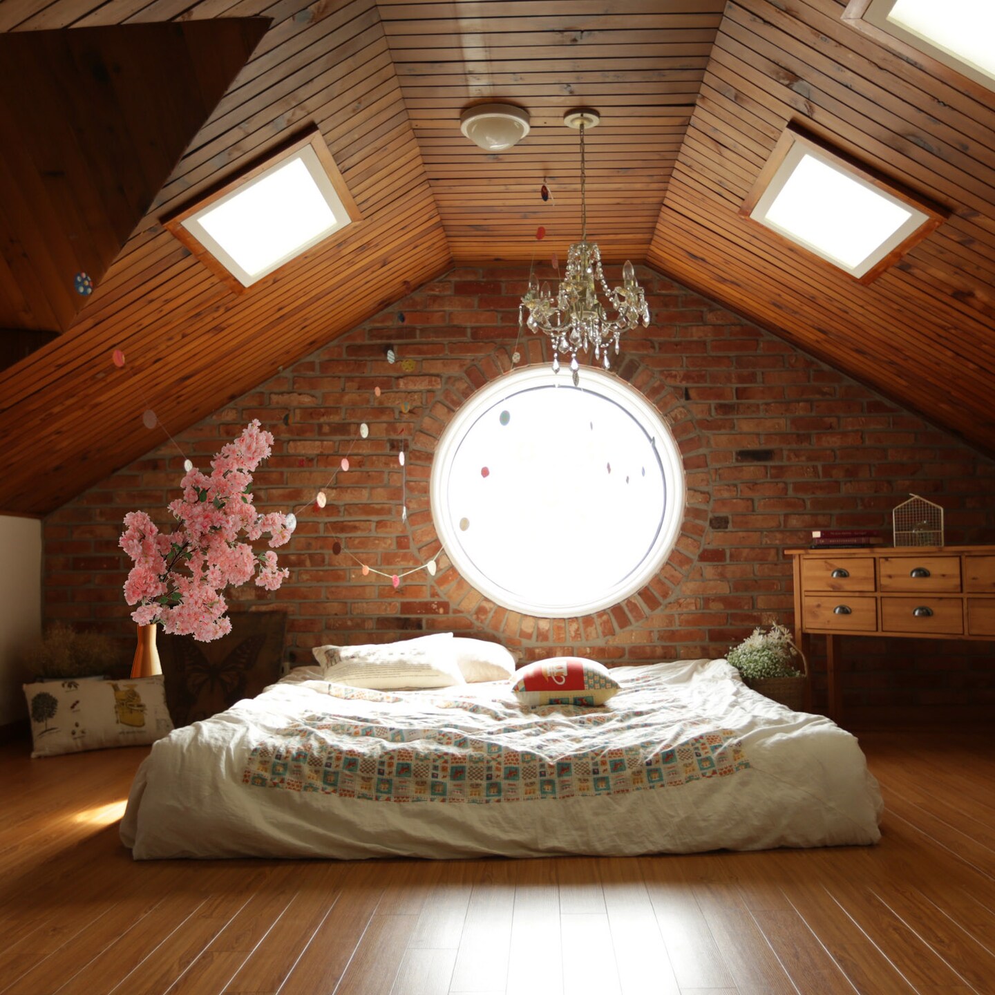 Cherry Blossom Stem: Set of 3, 40-Inch, Silk Flowers, Floral Home by Artificial Flowers