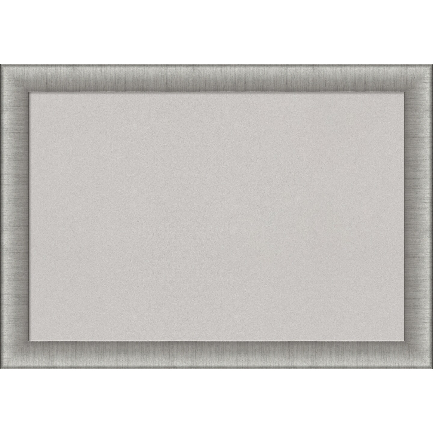 Elegant Framed Corkboard, Grey Cork
