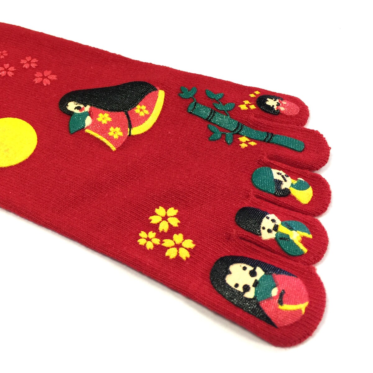 Wrapables Japanese Girl Cartoon Socks Five Toe Socks (Set of 3)