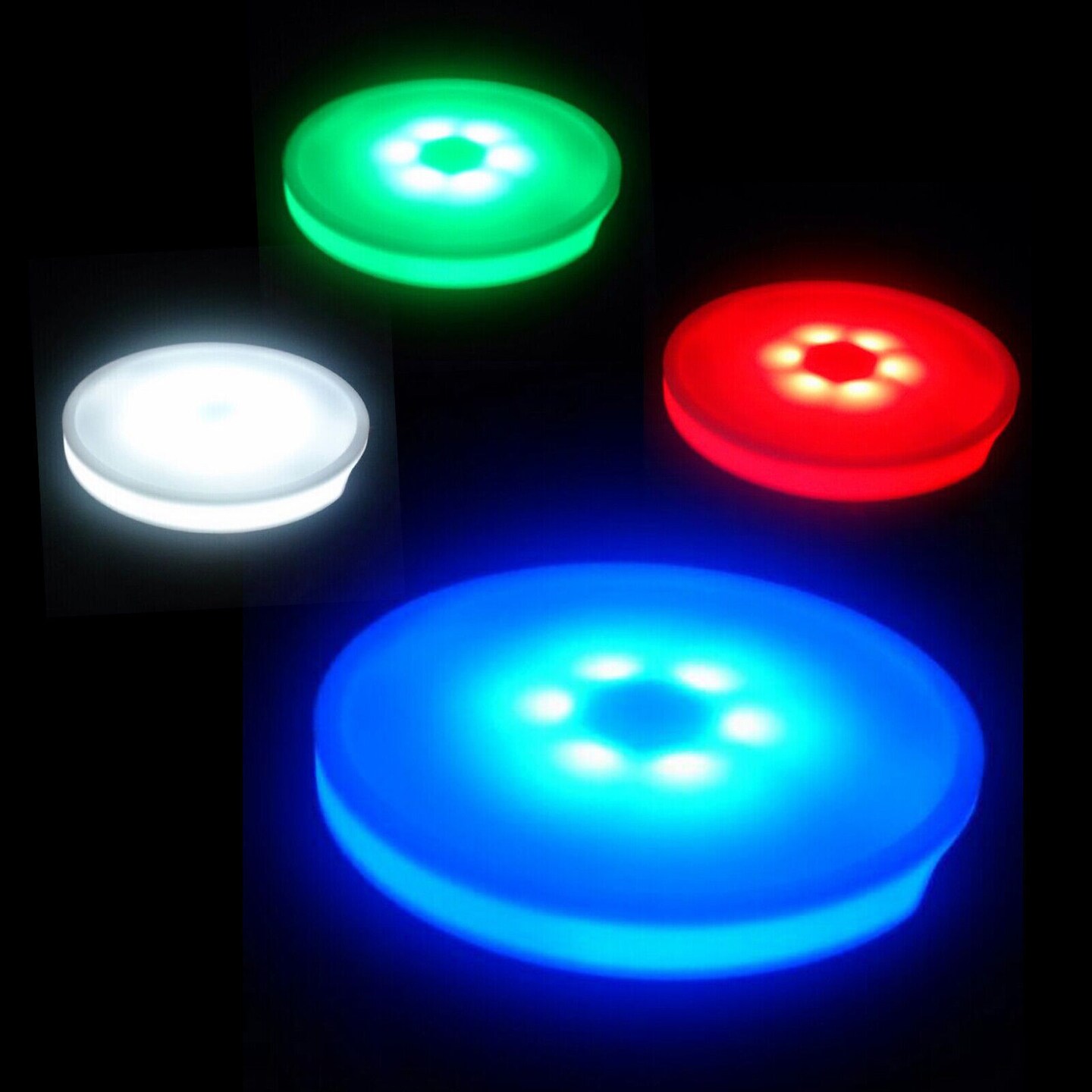 Kitcheniva LED Light Up Bottle Serving Tray Waterproof 2000mAh