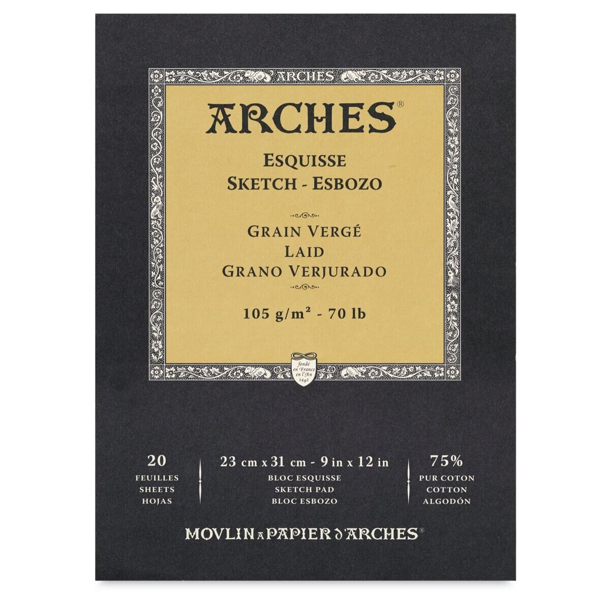 Arches Sketch Pad - 9&#x22; x 12&#x22;, White, 20 Sheets