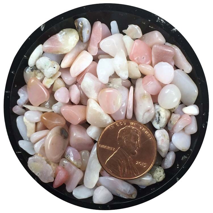 Pink Opal Mini Crystal Chips &#x2013; Size 2