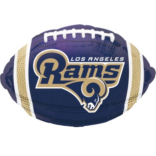 18&#x22; La Rams Football Flat Balloon