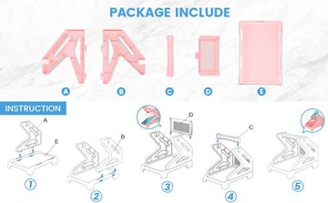 JIOSE 4x6 Label Holder Pink Thermal Label Holder for Rolls and Fan-Fold Labels