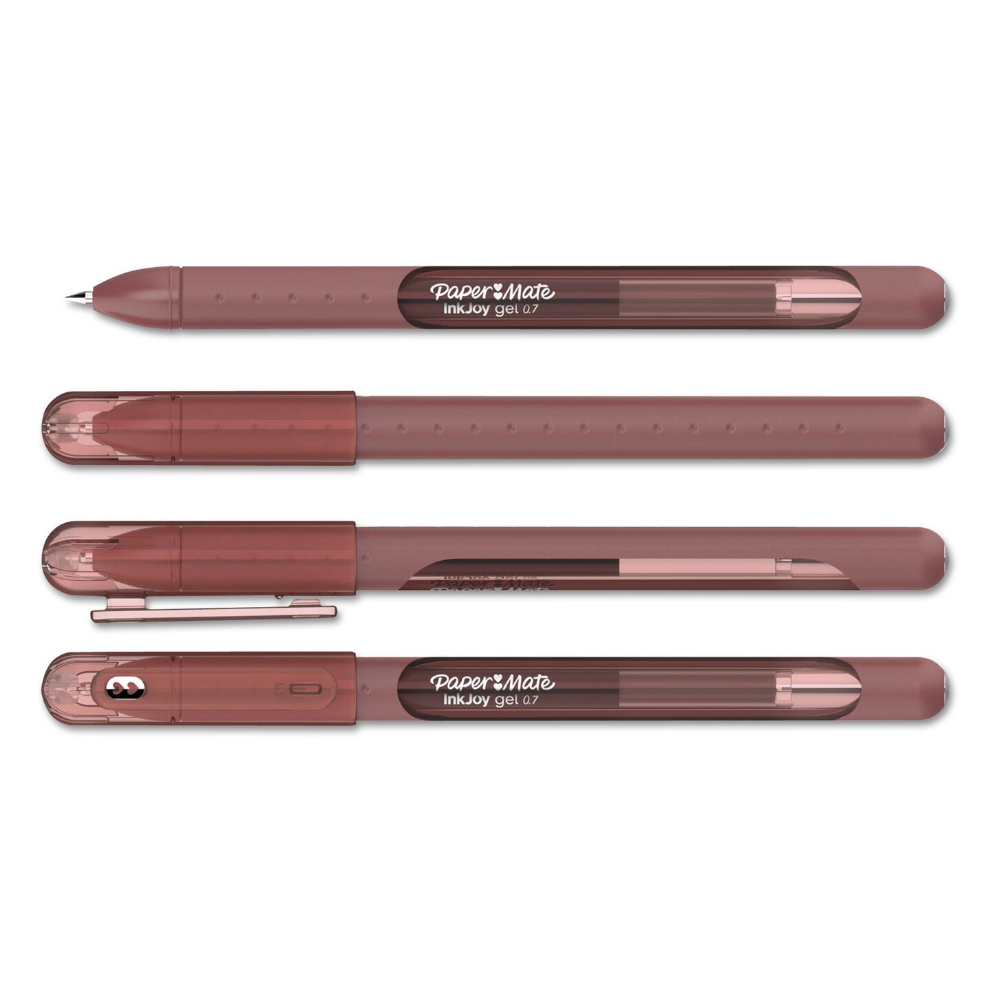 Papermate InkJoy Stick Gel Pen, Medium 0.7mm, Assorted Ink/Barrel, 14/Pack