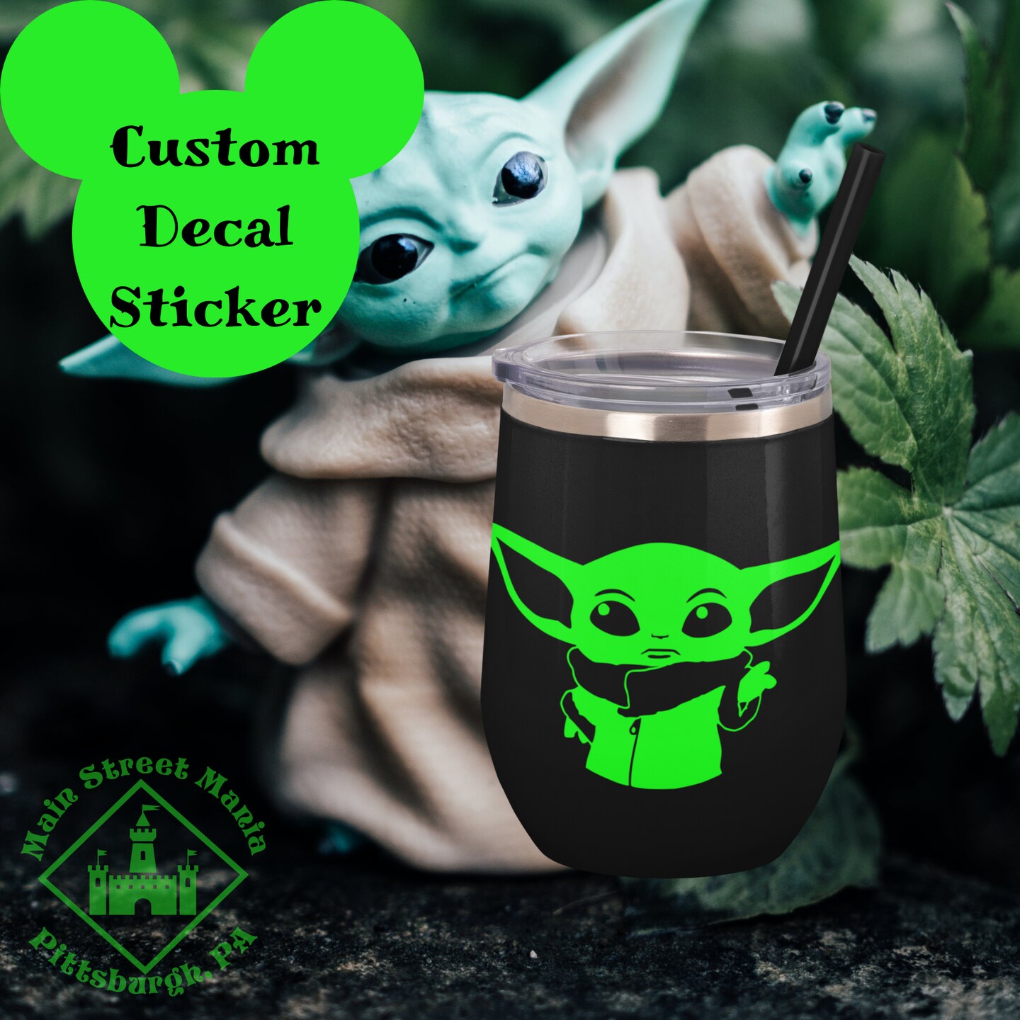 Grogu Baby Yoda The Child Decal Sticker | MakerPlace by Michaels