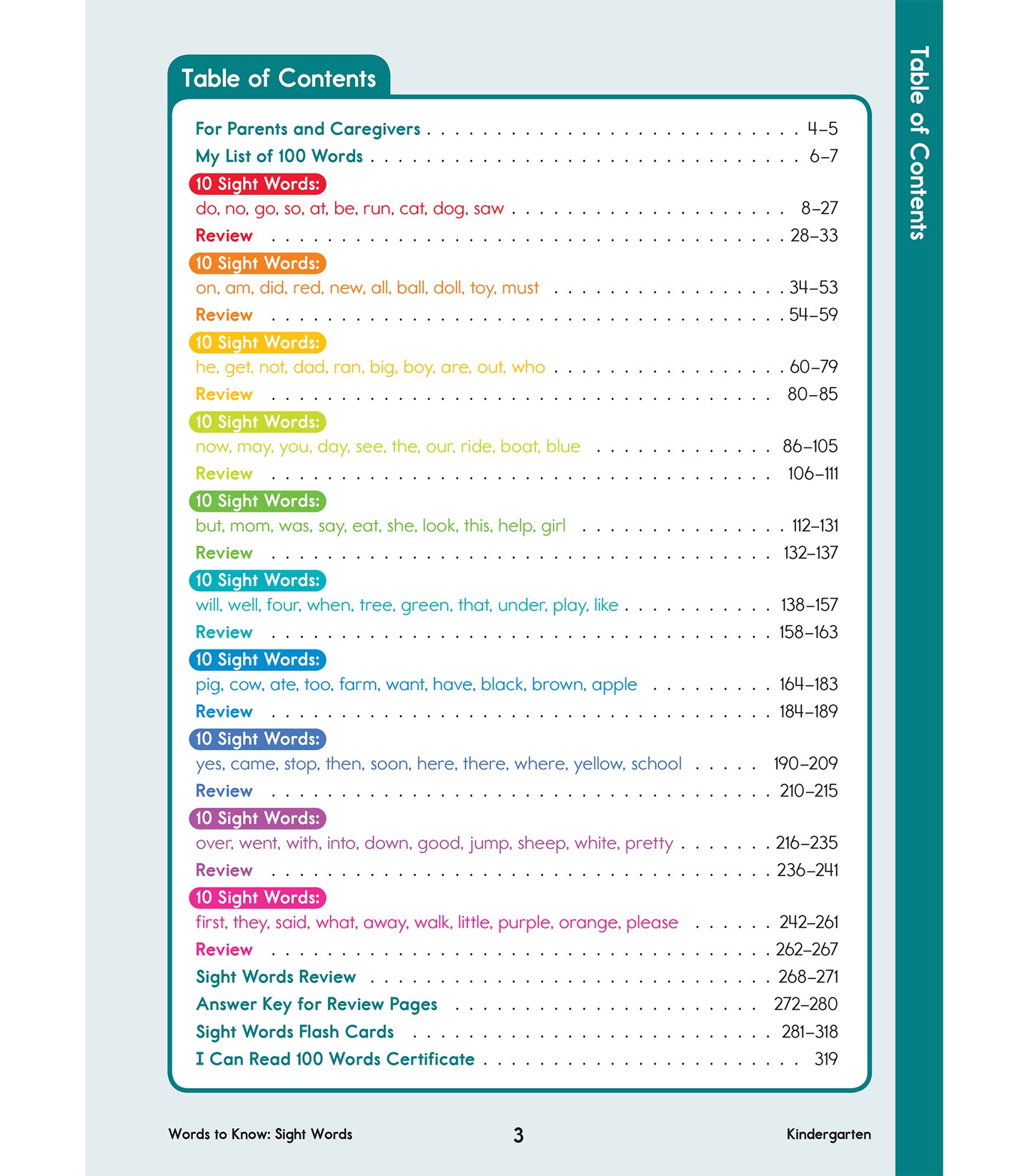 Carson Dellosa Words to Know Sight Words Workbook for Kindergarten&#x2014;Word Search, Games, Puzzles, Flashcards, Handwriting, Coloring for Learning and Reading Practice (320 pgs)