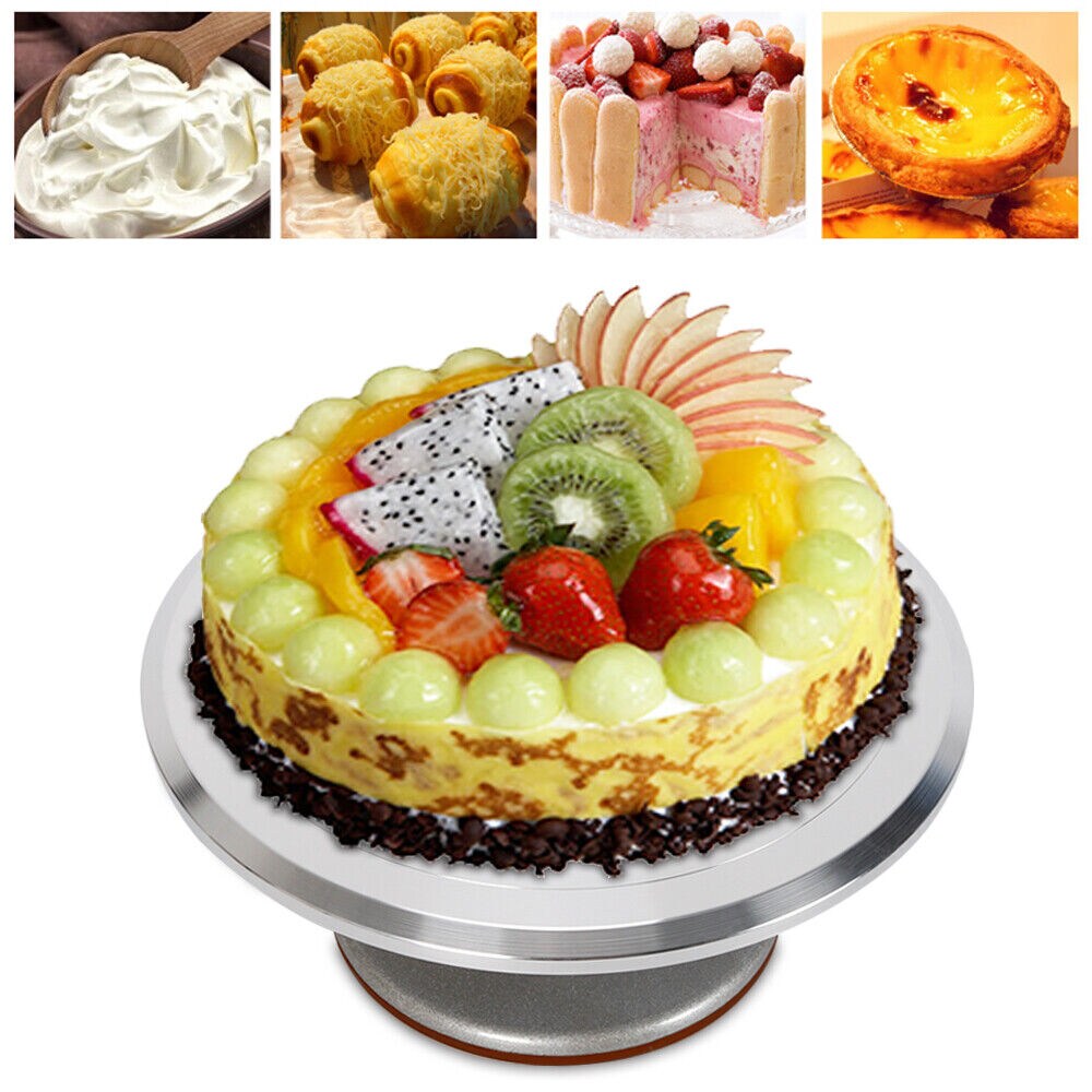 Buy HAMNS Aqua Stainless Steel Turn Rotating Table for Cake Decorating  Online at Best Prices in India - JioMart.