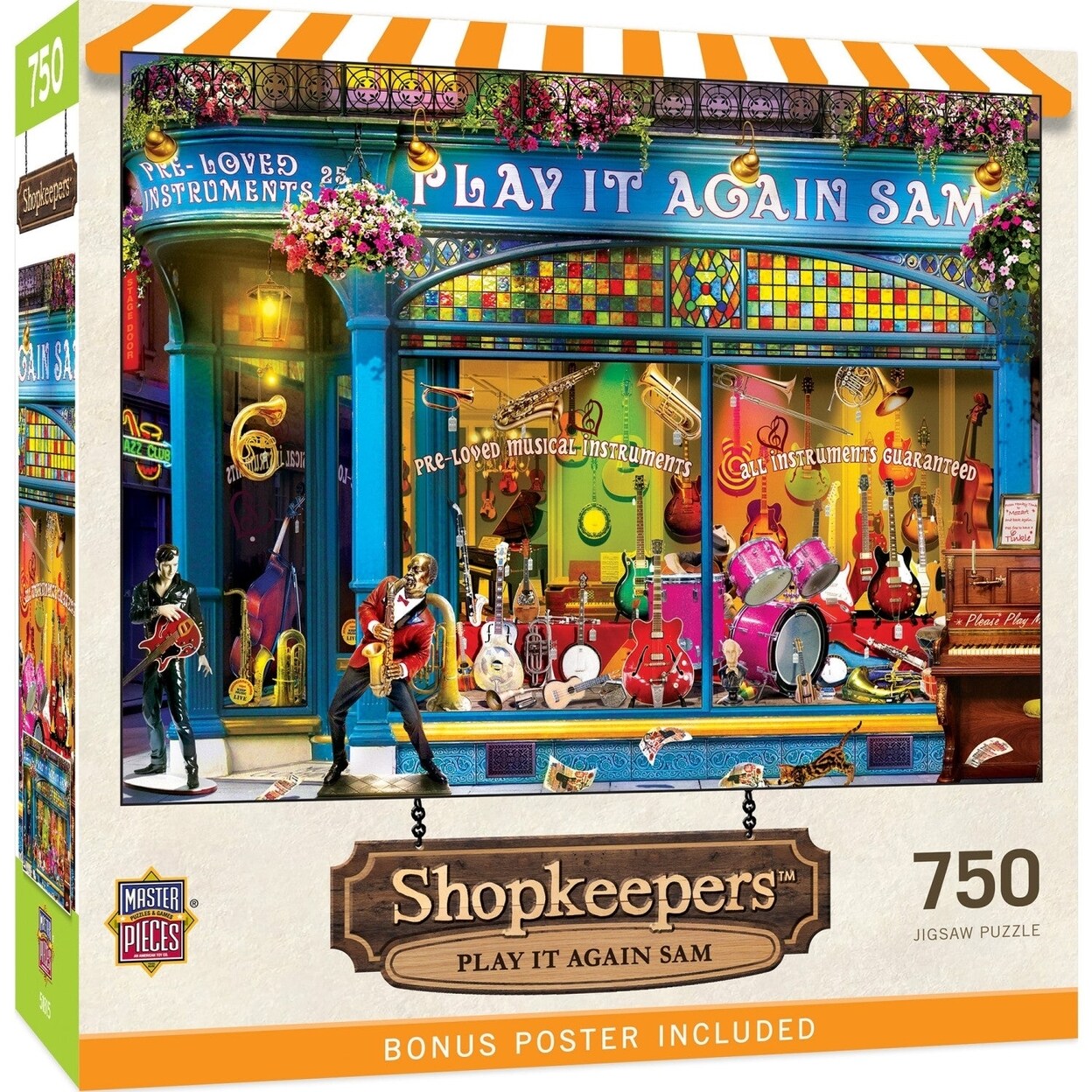 MasterPieces Shopkeepers - Play It Again Sam 750 Piece Jigsaw Puzzle