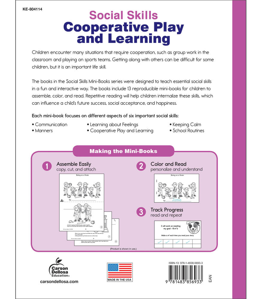 Key Education - Social Skills Mini-Books Cooperative Play and Learning, 64 Pages Resource Book