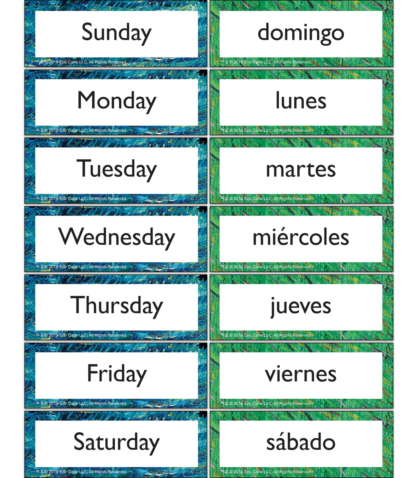 World of Eric Carle The Very Hungry Caterpillar Spanish Flash Cards for Toddlers, 65 Bilingual English and Spanish Flash Cards for Kids Covering The Very Hungry Caterpillar Storybook, Numbers & More