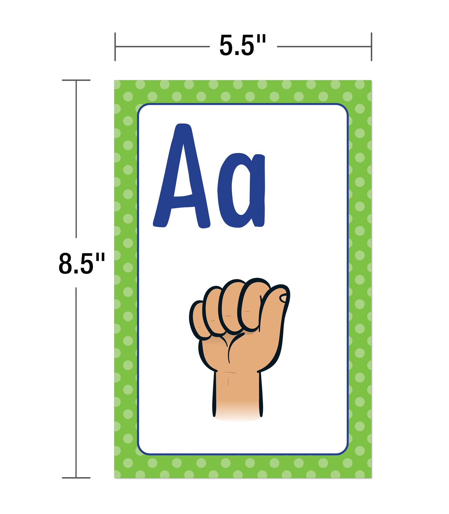 Carson Dellosa Sign Language Posters, ASL Alphabet Learning American Sign Language Posters With Hand Signs, Alphabet Cards for Bulletin Board, Classroom Decor, Classroom Curriculum (26 Posters)
