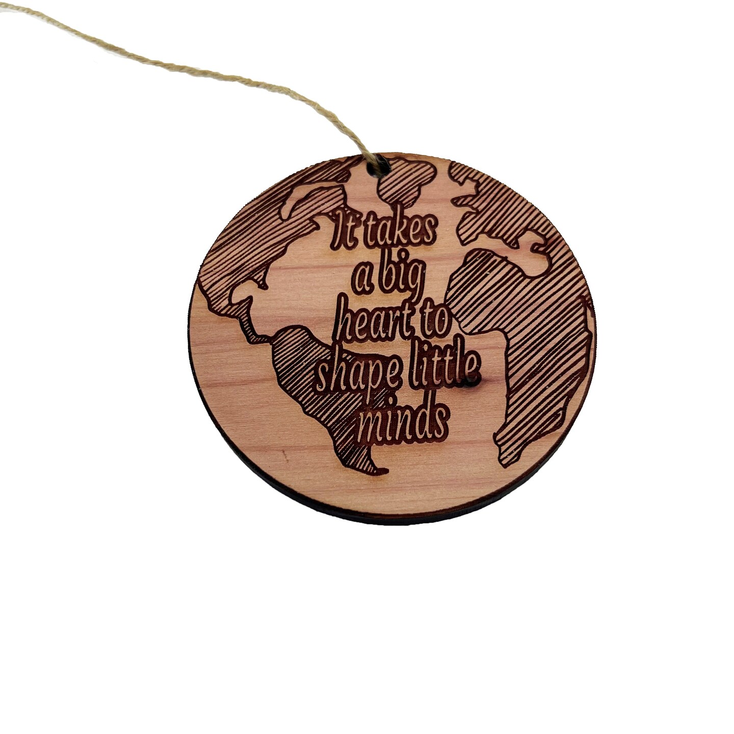 Earth - Cedar Ornament Earth - Cedar Ornament