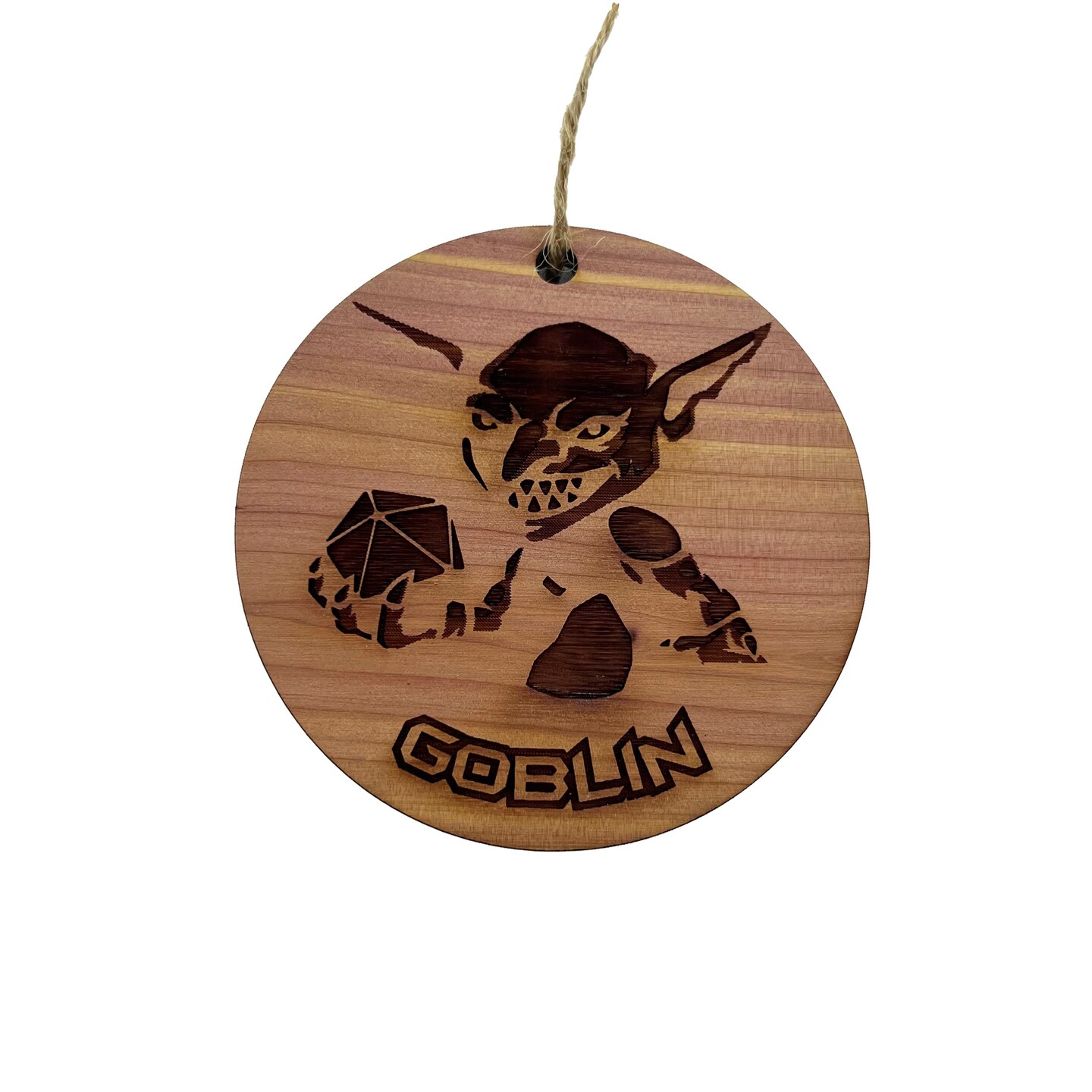 Goblin - Cedar Ornament Goblin - Cedar Ornament