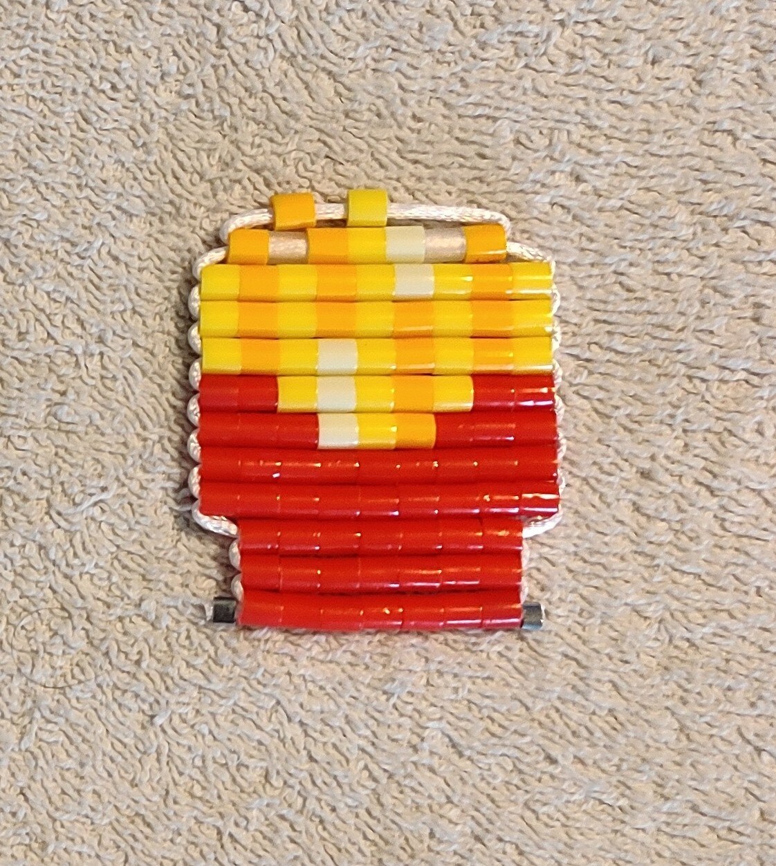 Banana Split Perler Beads Banana Split Beaded Cross Stitch Kit