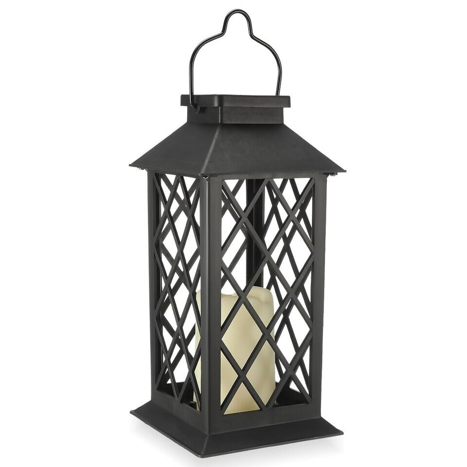 Decorative Candle Lantern Light with LED Outdoor Garden Flameless Candle