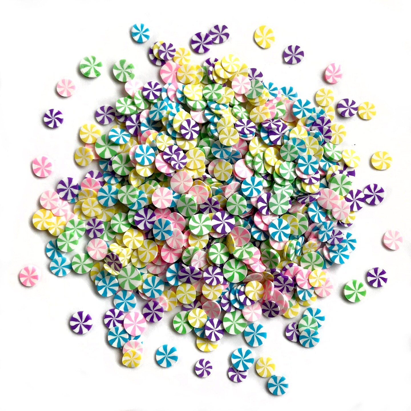 Buttons Galore and More Sprinkletz - Tiny Polymer Clay Embellishments - Spring Bundle 48 grams