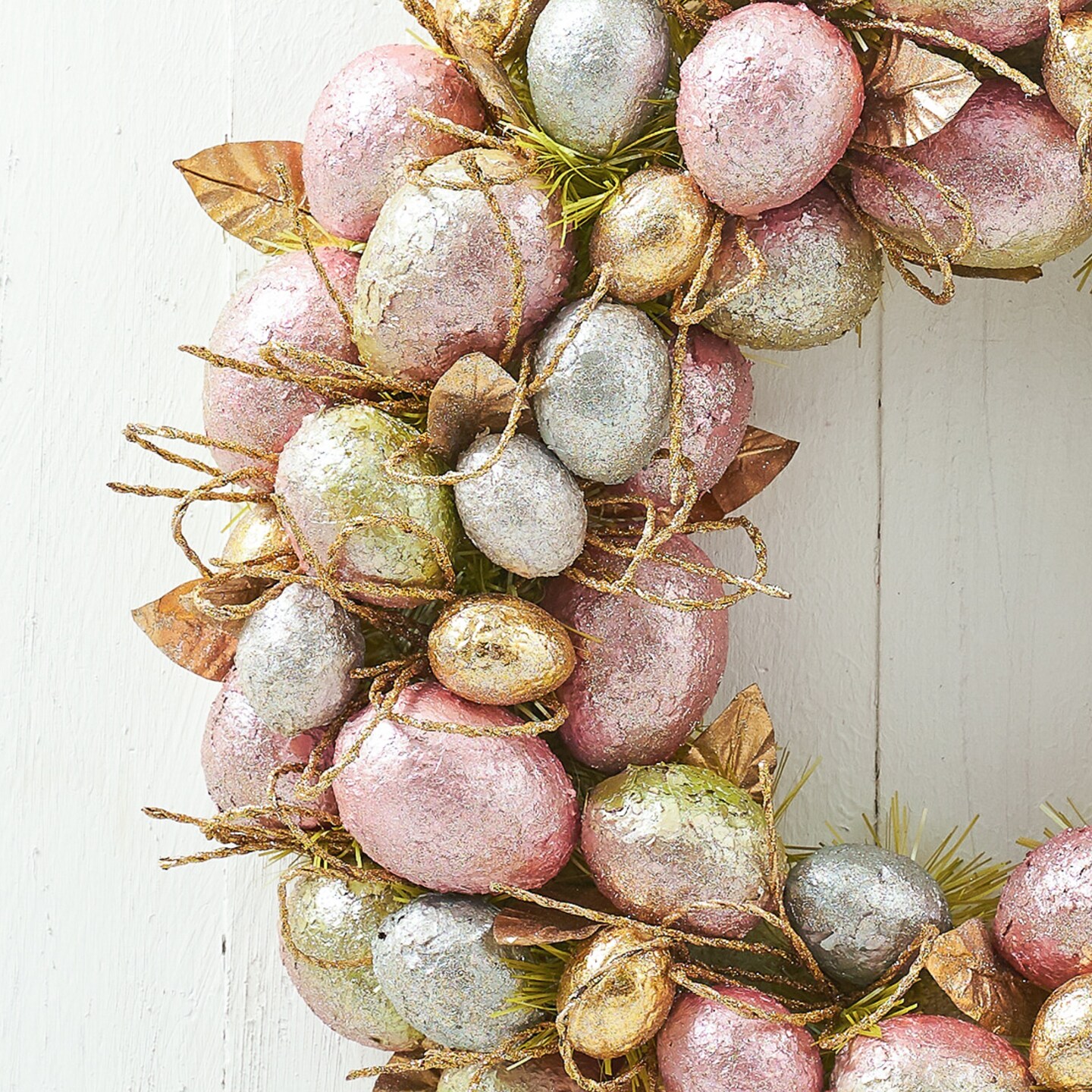 Capiz Easter Egg Wreath