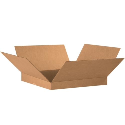 MyBoxSupply 20 x 20 x 2" Flat Corrugated Boxes, 20 Per Bundle