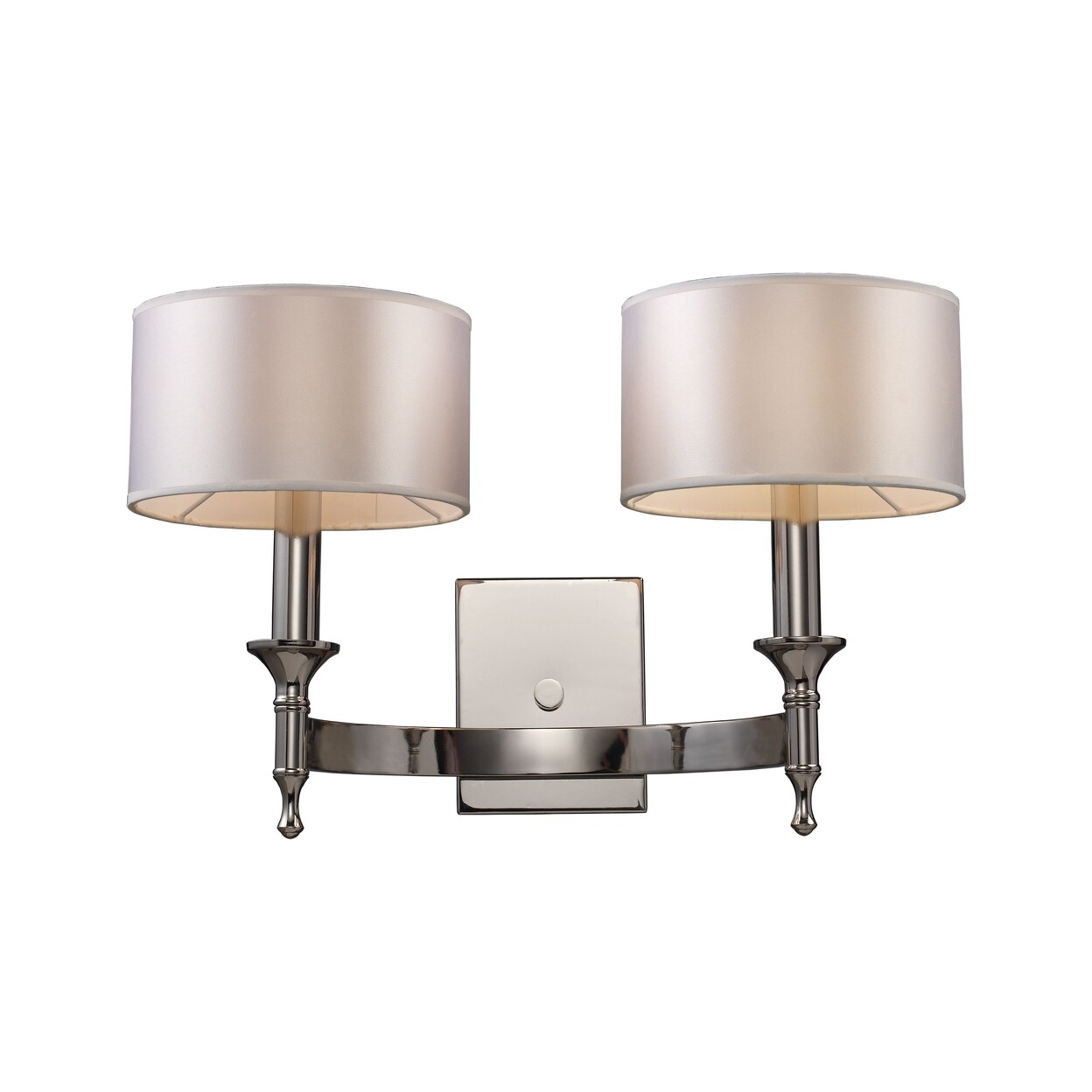 Pembroke 12 High 2-Light Sconce - Polished Nickel