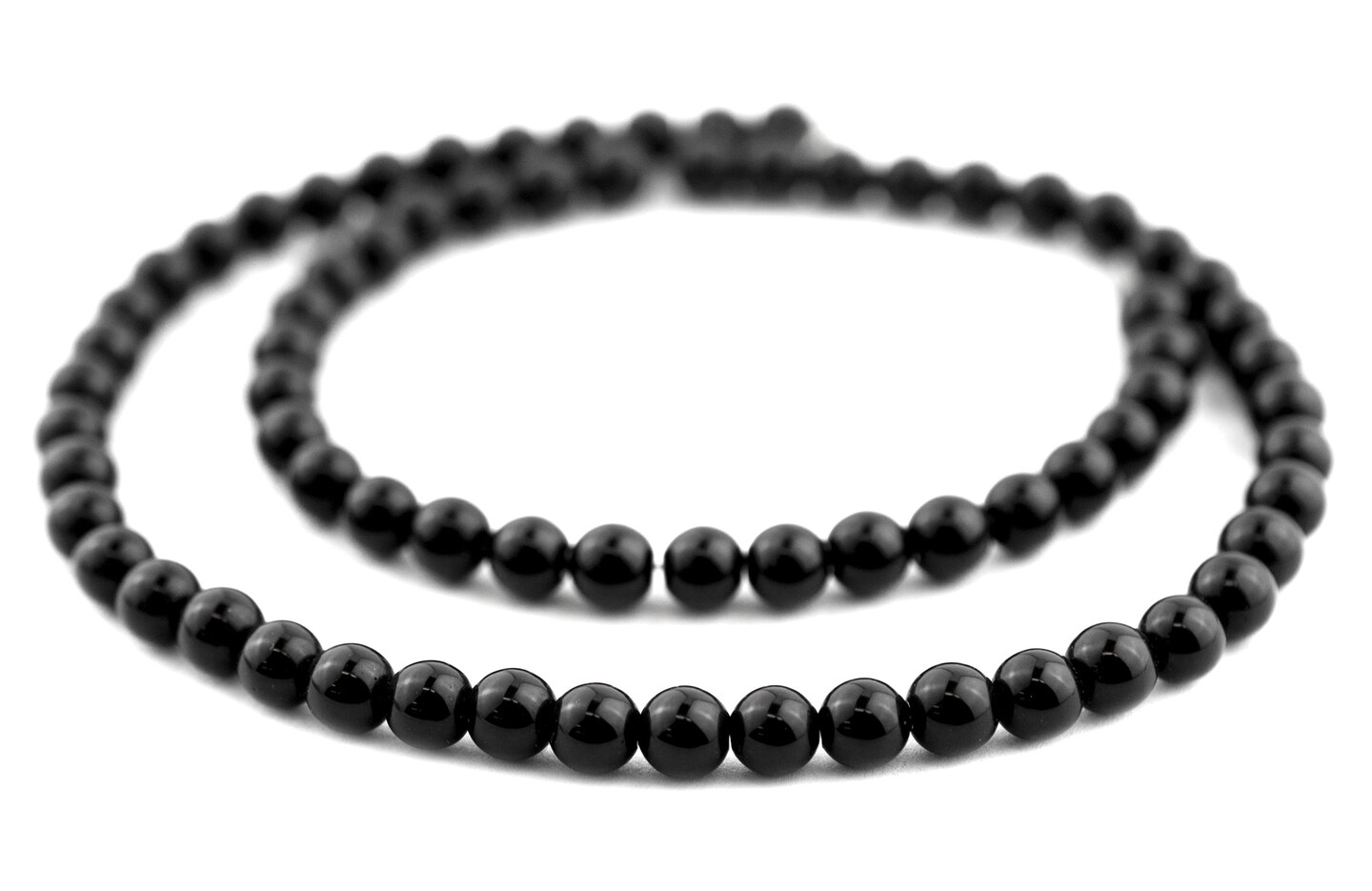 TheBeadChest Round Jet Beads (8mm)