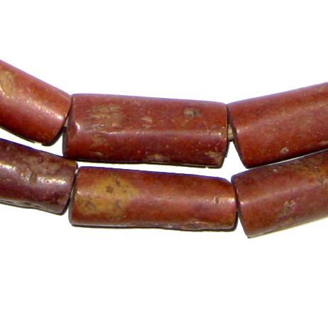 Natural Bauxite Beads - Full Strand of African Stone Beads - The Bead Chest