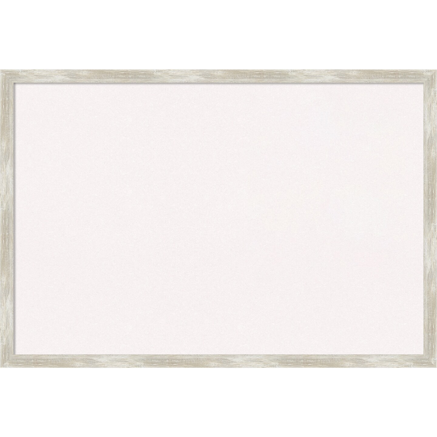 Crackled Metallic Narrow Framed Corkboard, White Cork