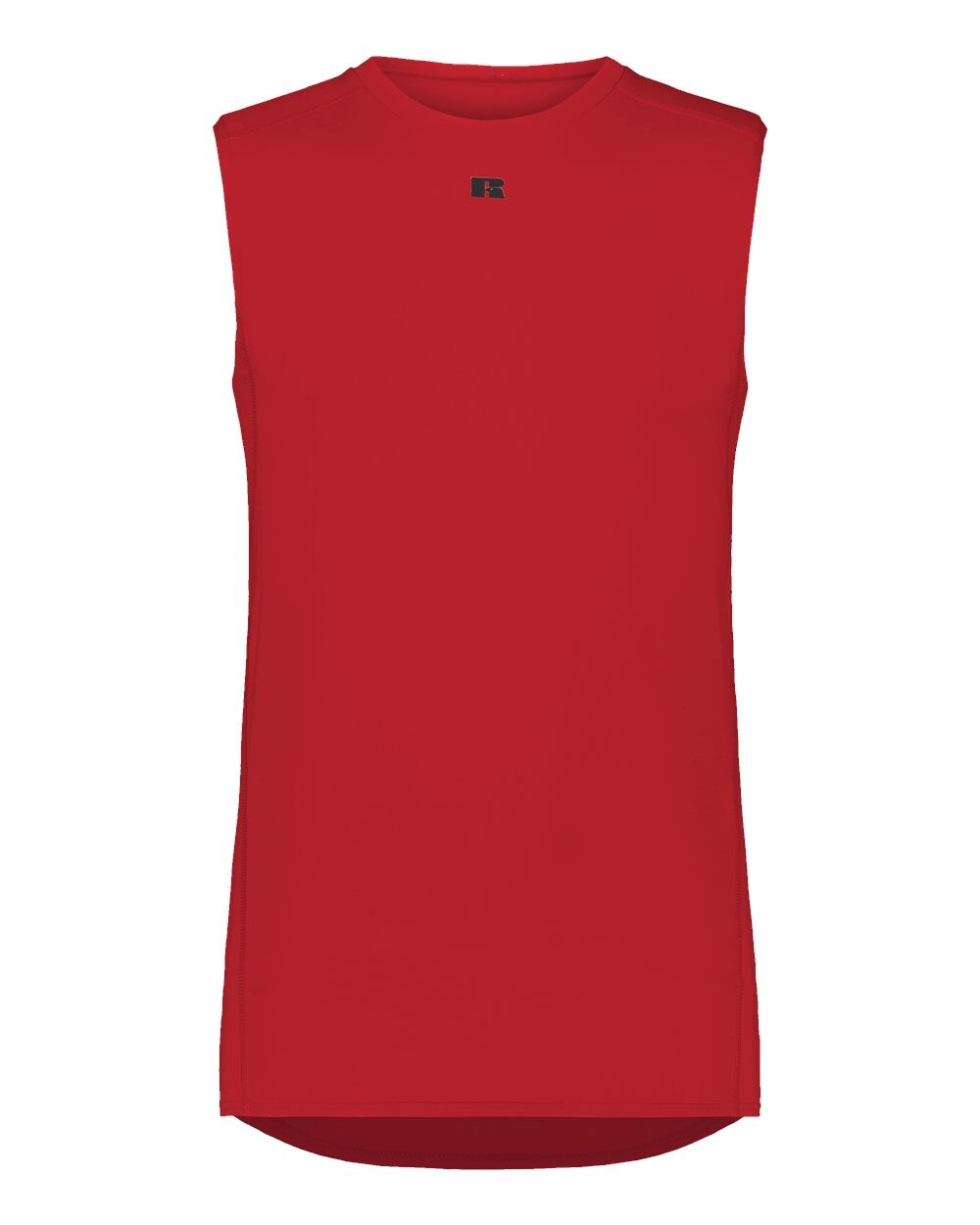 Russell Athletic&#xAE; - CoolCore Compression Tank Top - R22CPM | 84/16 polyester/spandex elastane Xtreme compression cloth | 92/8 polyester/elastane stretch mesh inserts on underarm | Unleash Your Style with Our Trendy Sleeveless shirt