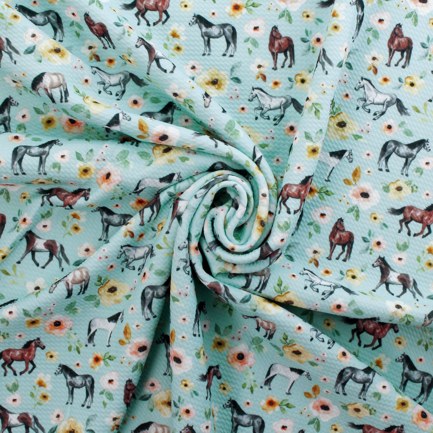 Floral Wild Horses Bullet Fabric Michaels