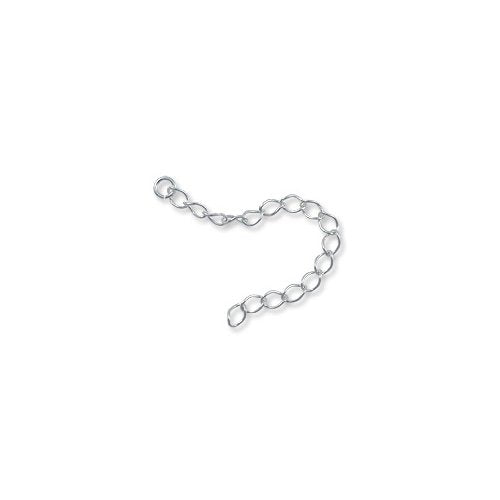 JewelrySupply Chain Extender Curb Chain 2&#x22; Sterling Silver