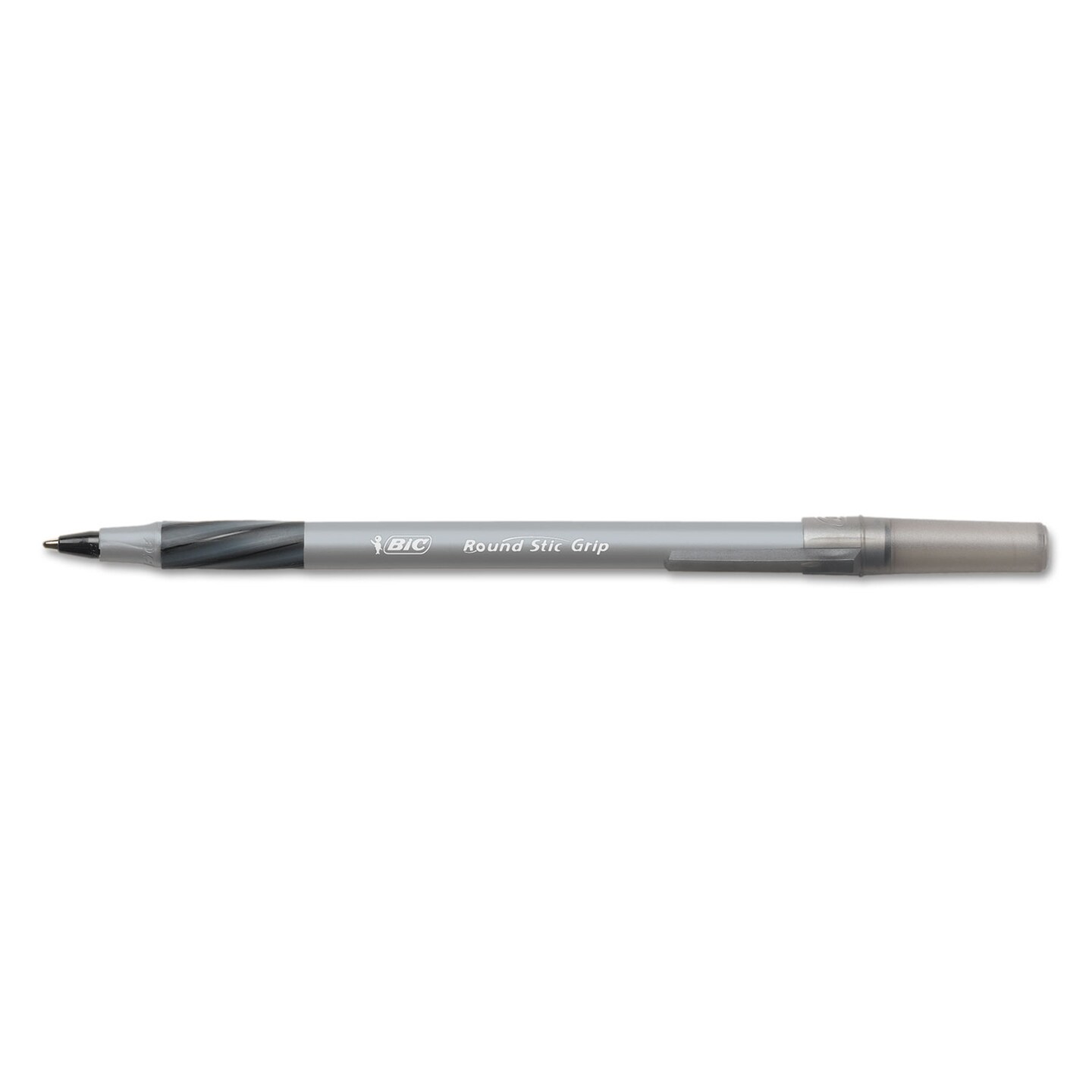 Bic Round Stic Grip Xtra Comfort Stick Ballpoint Pen, 1.2mm, Assorted Ink/Barrel, 36/Pack