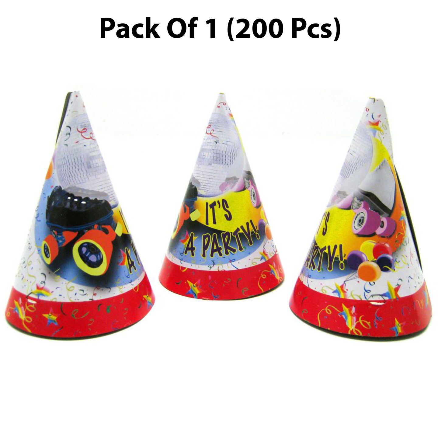 Disco Skate Party Hats 6 inches by 4 inches | style and flair at every event | MINA&#xAE;