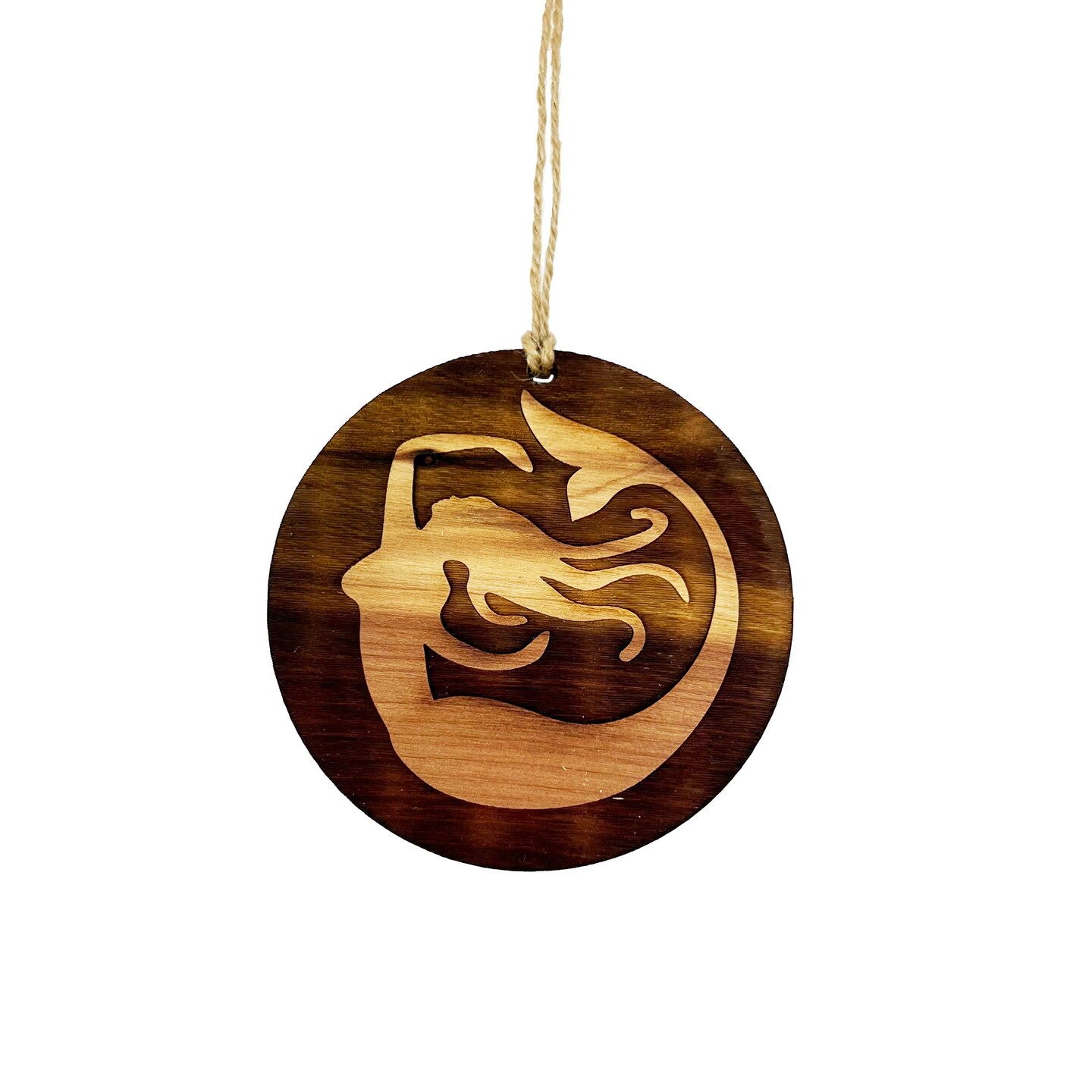Mermaid - Cedar Ornament Mermaid - Cedar Ornament