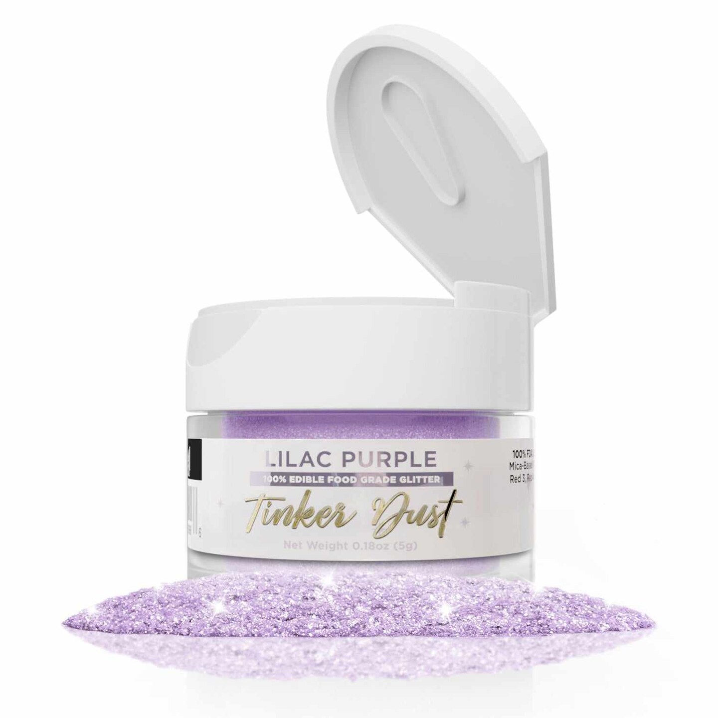 Lilac Purple Edible Glitter | Tinker Dust&#xAE; 5 Grams