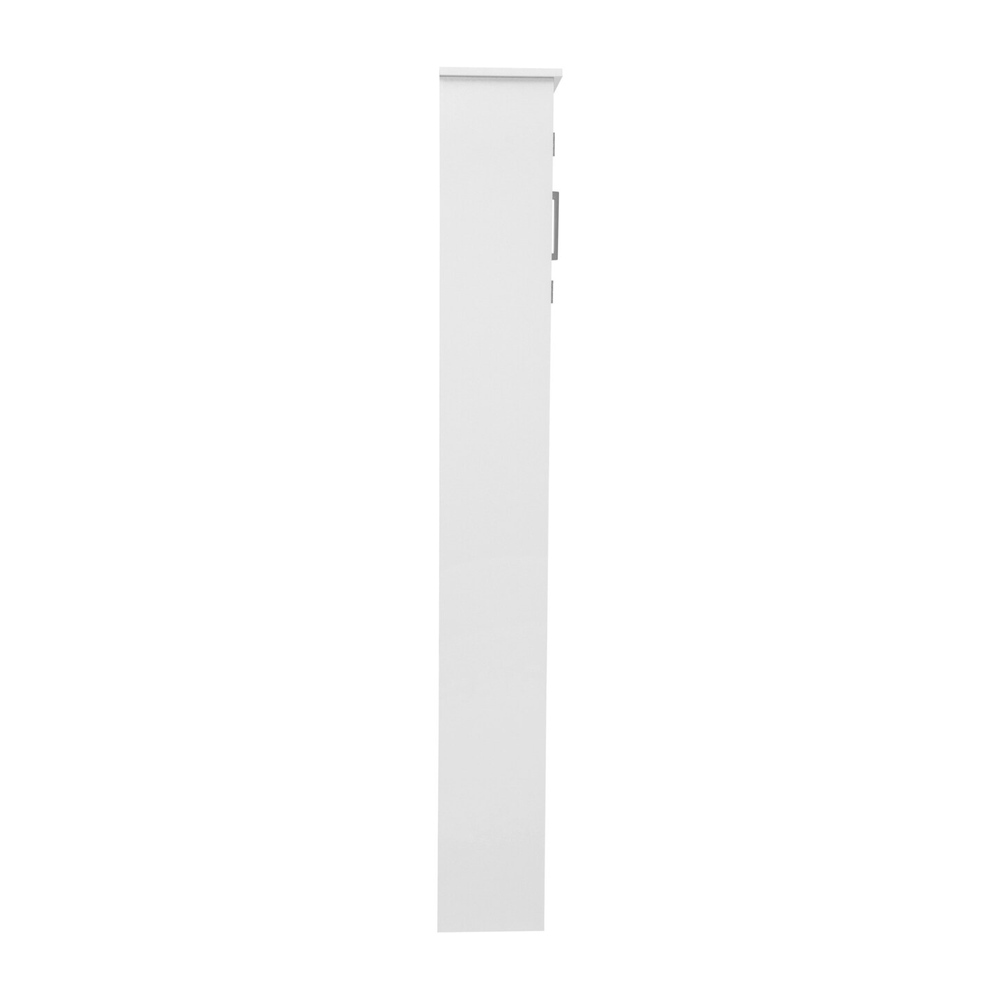Merrick Lane Vigo Over the Toilet Bathroom Organizer with Shelves and Magnetic Closure Doors