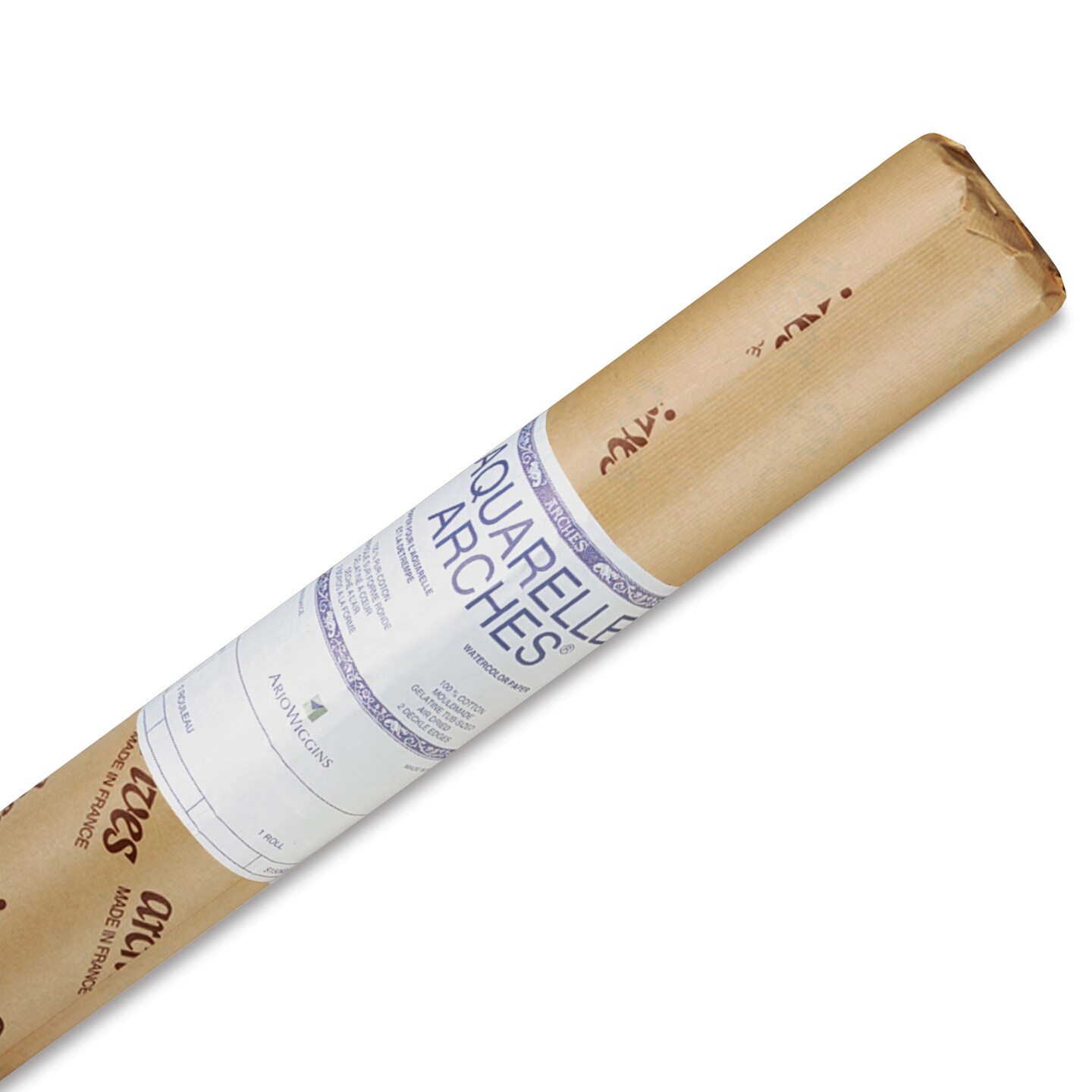 Arches Natural White Watercolor Paper - Rough, 44-1/2&#x22; x 10 yds, Roll