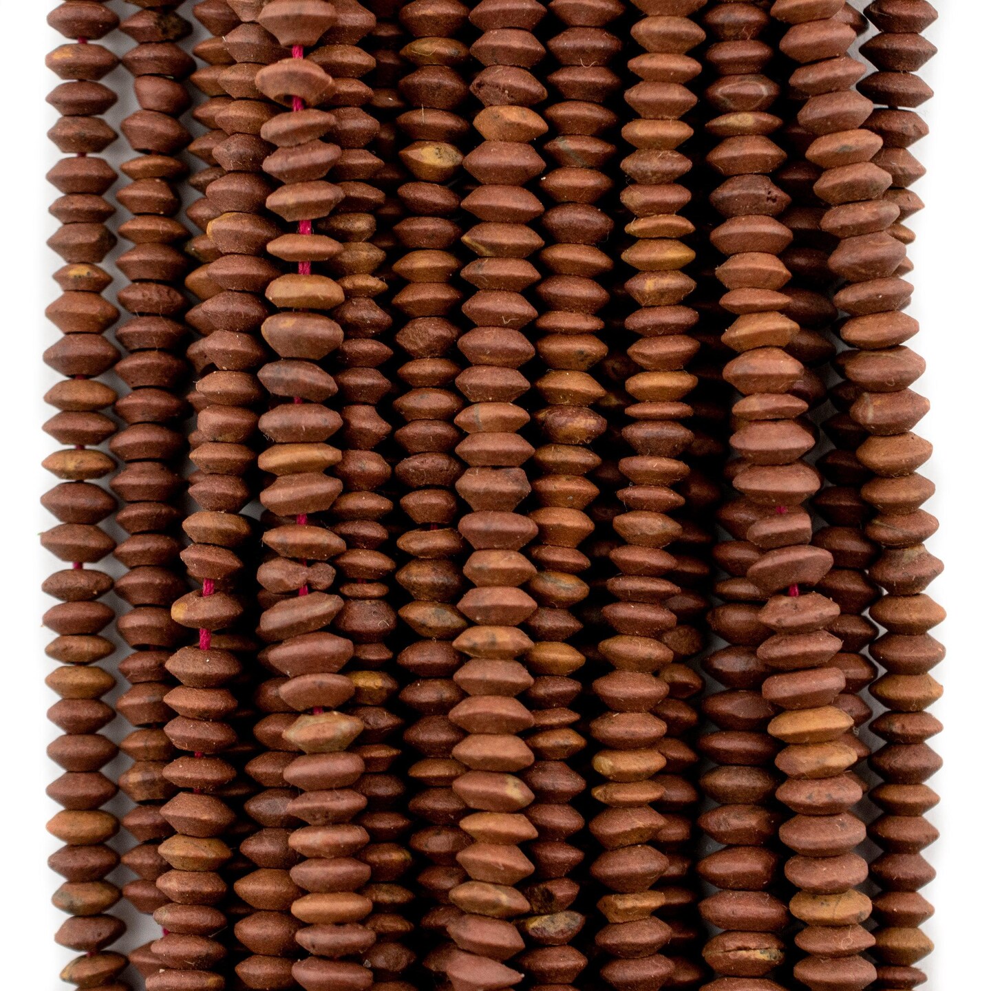 TheBeadChest Brown Jade Saucer Beads 5mm Afghanistan Gemstone 15 Inch Strand