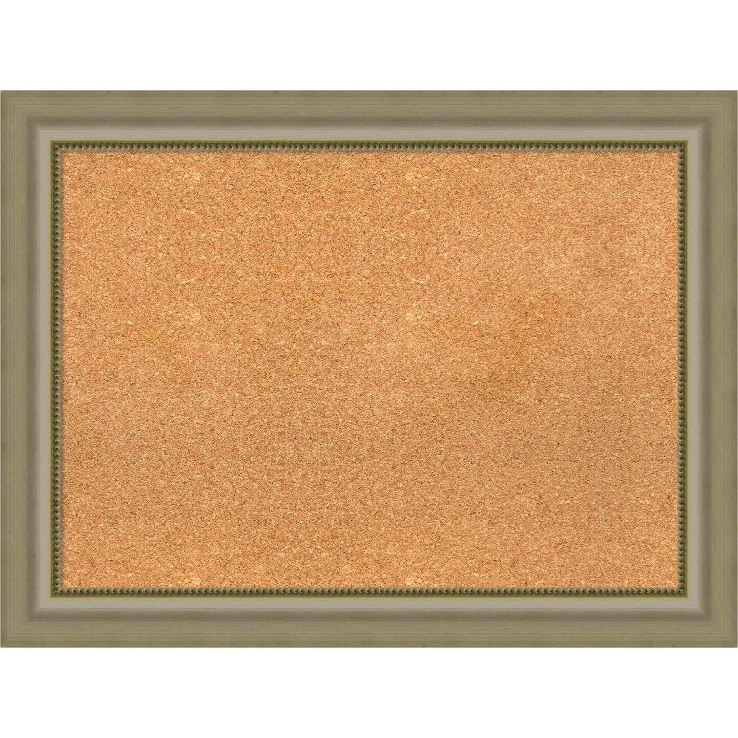Vegas Wood Framed Corkboard, Natural Cork
