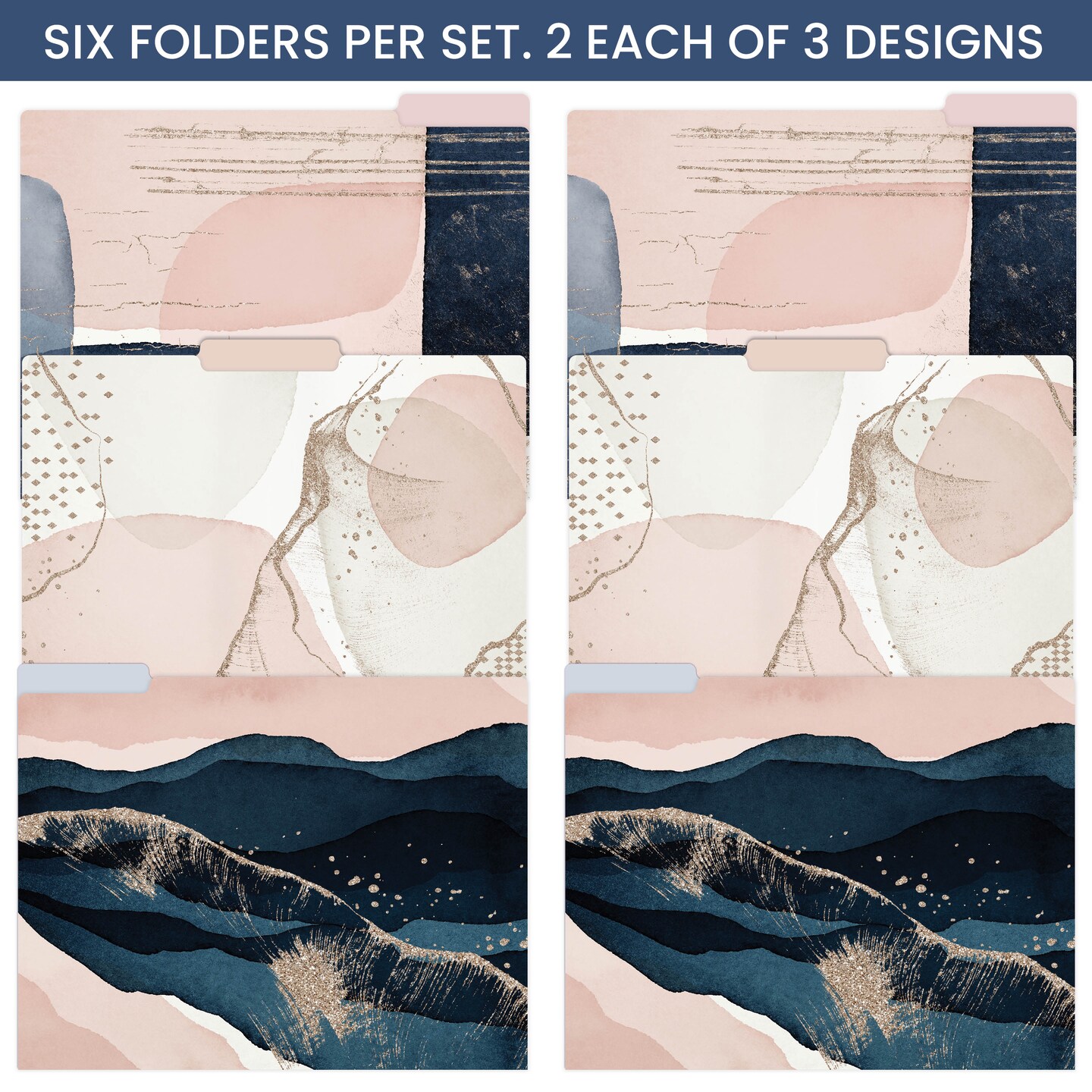 bloom daily planners File Folder Set, Golden Hour